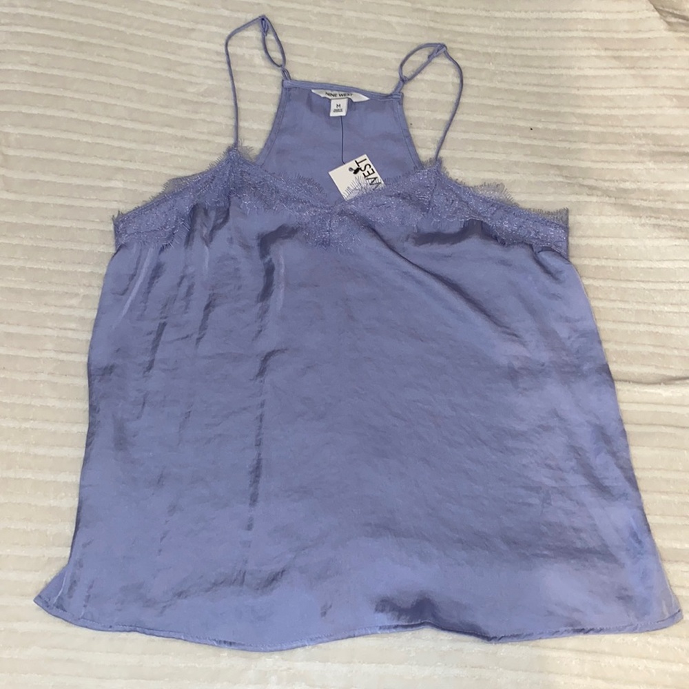 Purple lace tank